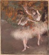 Edgar Degas Two Dancers entering the Stage Spain oil painting artist